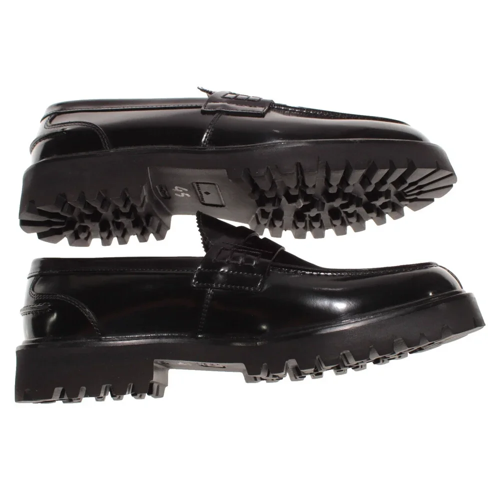 Tagilatore NWB Brody Slip On Loafers Size 45 (US 12) in Black Leather